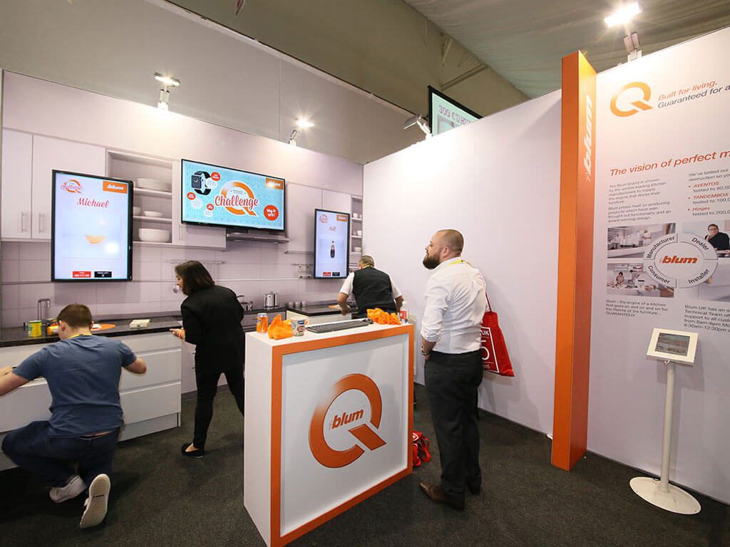 Blum Engaging Exhibition Stand | Nimlok UK