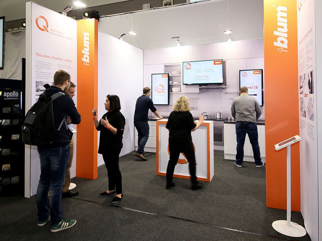 Blum Engaging Exhibition Stand | Nimlok UK