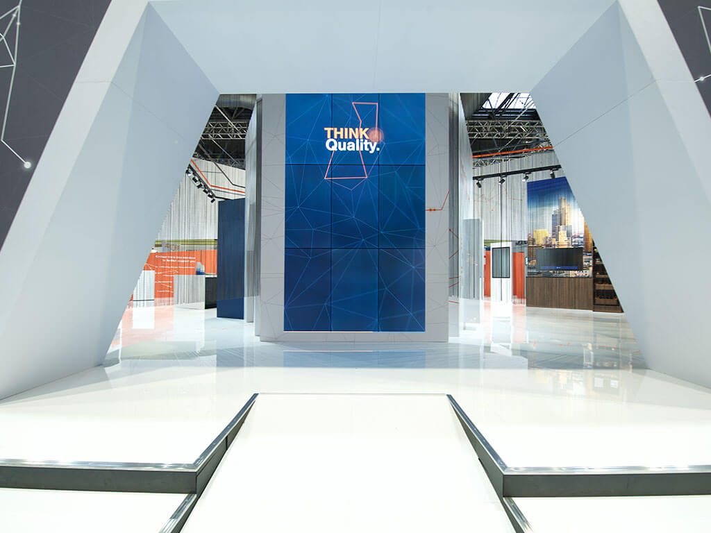 Blum at KBB Exhibition Stand by Nimlok