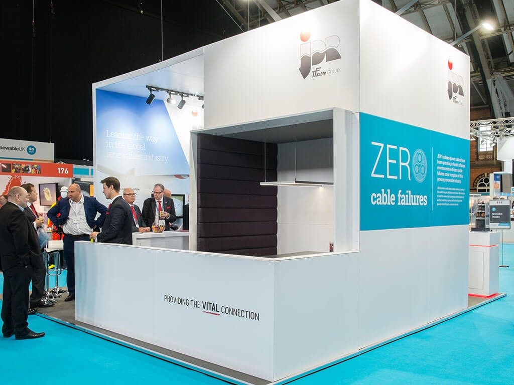 JDR Cables Bespoke Hire Exhibition Stand