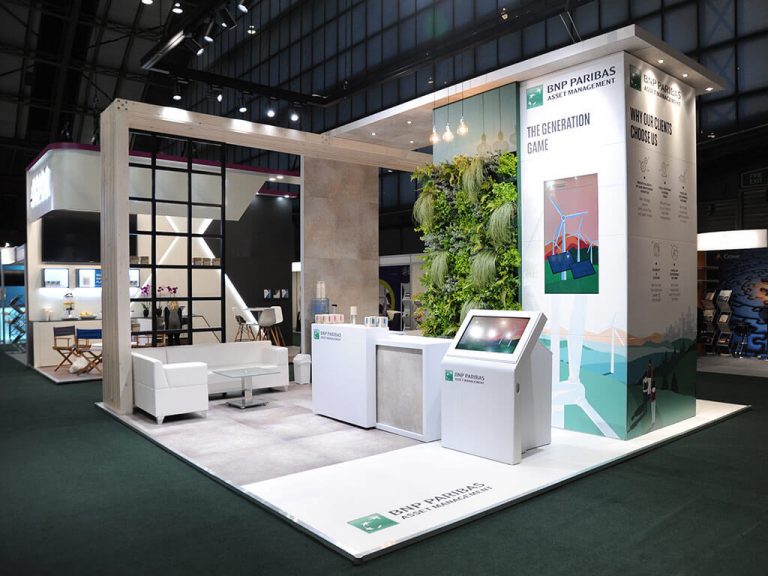 BNP Paribas 2019 PLSA Bespoke Exhibition Stand
