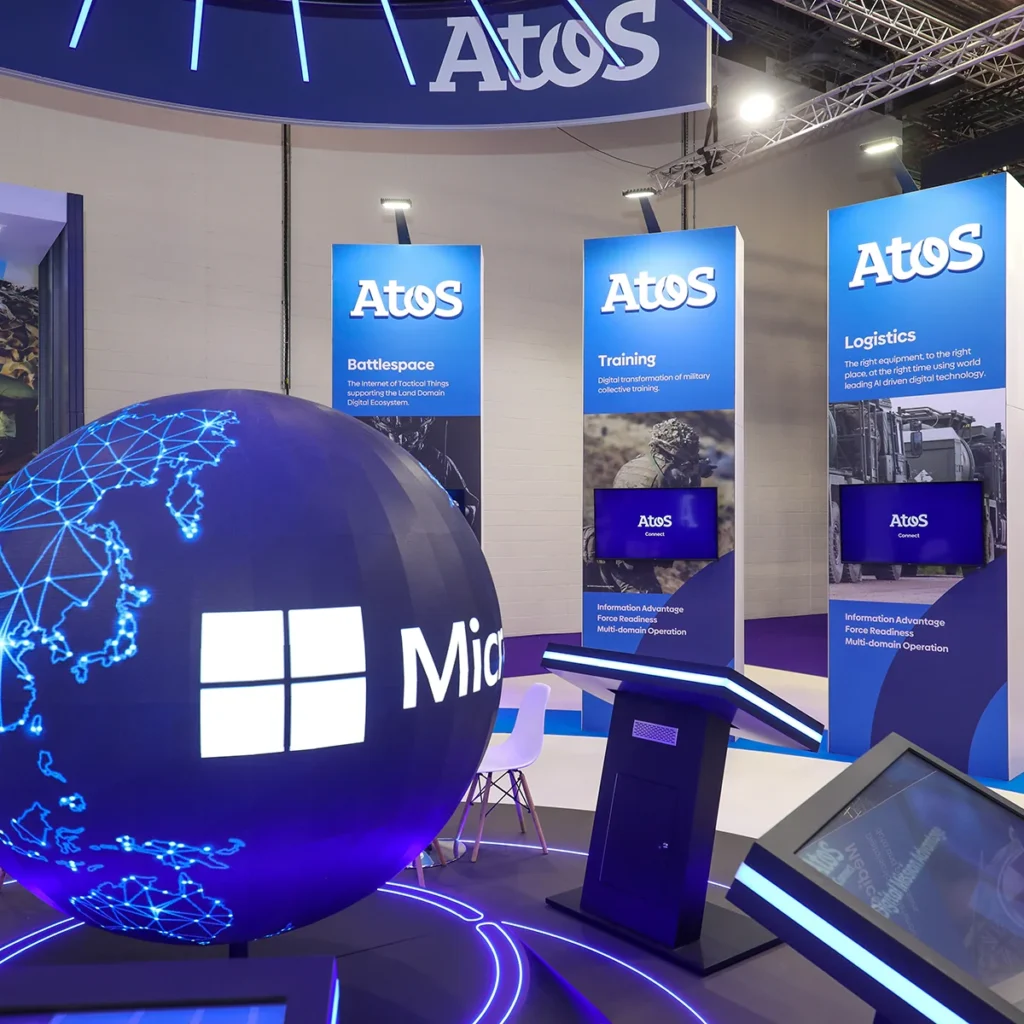 Atos case study engagement visual branding development