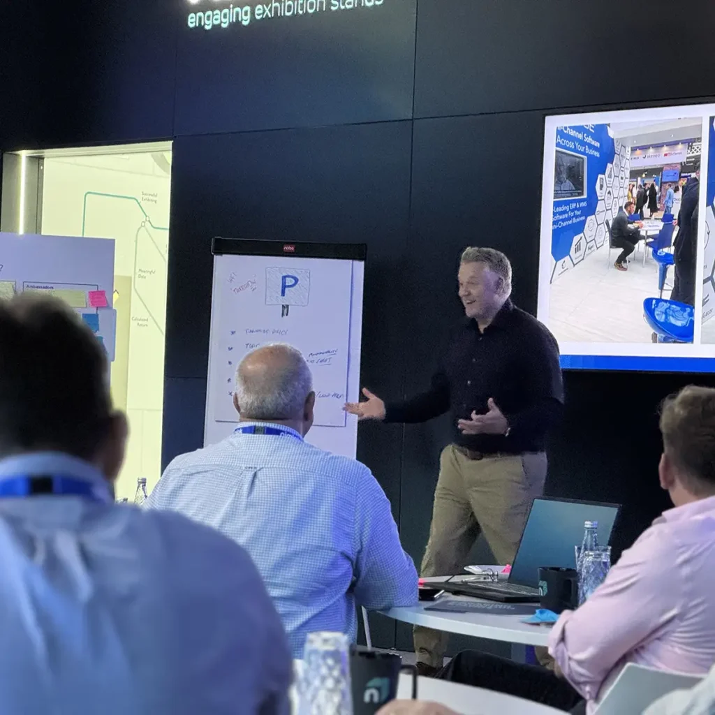Atos exhibition stand staff training